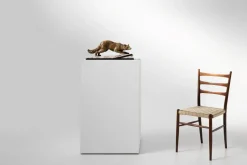 Pamono F. H. Danvin, Sculpture of a Fox, 1973, Bronze on Marble> Art Deco