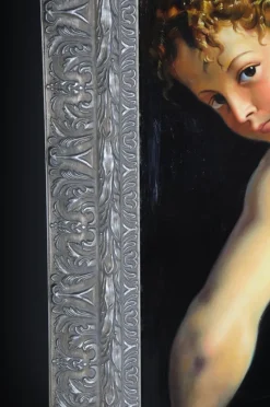 Outlet Pamono F. Mazzola alias Parmigianino, Amor Carving Bow, Oil on Canvas