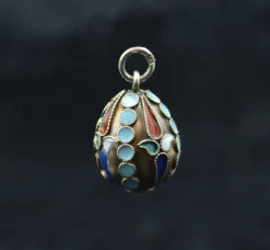 Pamono Faberge-Style Pendant Egg> Necklaces