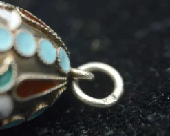 Pamono Faberge-Style Pendant Egg><noscript><img width=