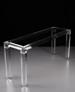 New Pamono Fabianart Acrylic Glass Console Tale, Italy, 1985