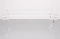 New Pamono Fabianart Acrylic Glass Console Tale, Italy, 1985