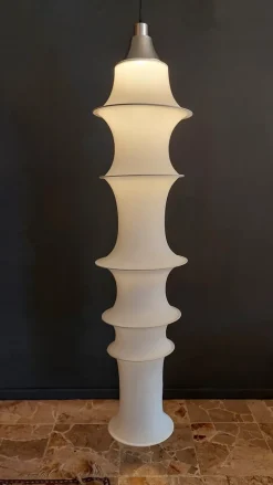 New Pamono Falkland Suspension Lamp by Bruno Munari for Danese, Italy, 1960s