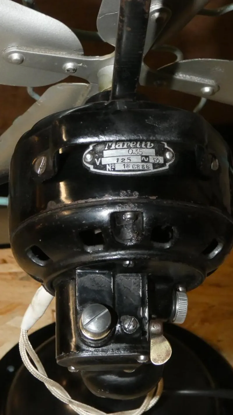 Pamono Fan by Ercole Marelli for Marelli Milan, Italy, 1920s> Electronics