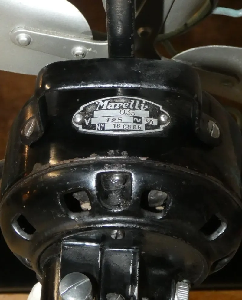 Pamono Fan by Ercole Marelli for Marelli Milan, Italy, 1920s> Electronics