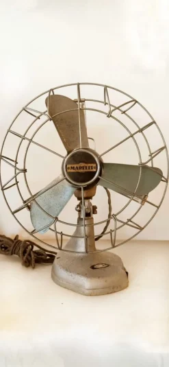 Pamono Fan with Wall Connection from Ercole Marelli Milano> Electronics
