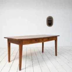 Pamono Farmhouse Table with Spindle Legs, 1900> Dining Tables & Sets