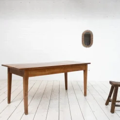 Pamono Farmhouse Table with Spindle Legs, 1900><noscript><img width=