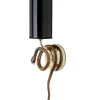 Outlet Pamono Fauna Snake Wall Light from Brass Brothers