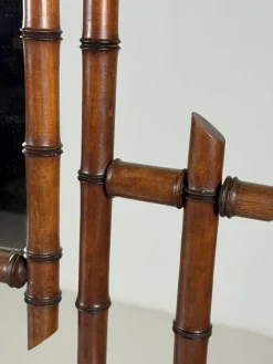 Discount Pamono Faux Bamboo Commode with Mirror, 1890s