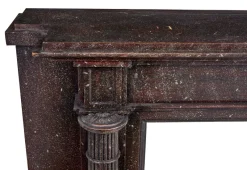 Clearance Pamono Faux Porphyry Marble Impressive Adams Mantlepiece, 1960s