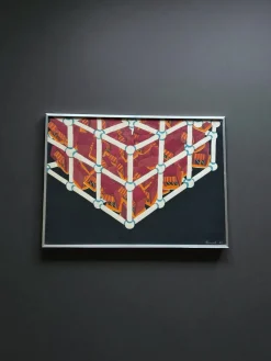 Pamono Fernand Flausch, Pop Art Composition, Mixed Media on Paper, 1972> Work On Paper