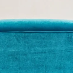 Pamono Fiandra Corner Modular Sofa in Blue Velvet by Vico Magistretti for Cassina, 1980s, Set of 4><noscript><img width=