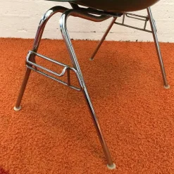 Pamono Fiberglass DSS Stacking Chairs by Ray & Charles Eames for Herman Miller, 1950s, Set of 4><noscript><img width=