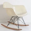 Clearance Pamono Fiberglass Rocking Chair from Herman Miller, 1950s
