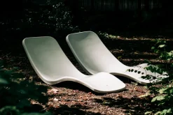 Pamono Fiberglass Sunbed by Charles Zublena> Seating|Garden Seating
