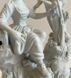 Sale Pamono Figurative Sculpture, 19th Century, Porcelain