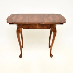 Pamono Figured Walnut Occasional Side Table, 1920s><noscript><img width=