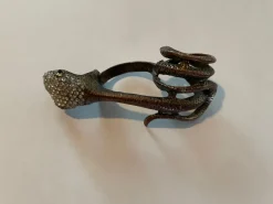 Pamono 3-Finger Snake Ring><noscript><img width=