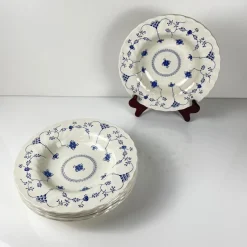 Pamono Finlandia Soup Plates by Myott, England, 1980, Set of 6> Dinner Plates & Bowls