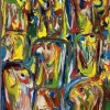 Pamono Finn Pedersen, Composition, Oil on Canvas> Abstraction