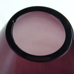 Pamono Finnish Glass Vase by Tamara Aladin for Riihimaki / Riihimaen Lasi Oy, 1960s><noscript><img width=