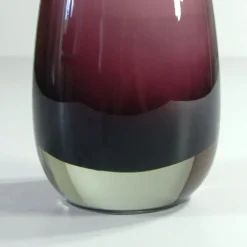 Pamono Finnish Glass Vase by Tamara Aladin for Riihimaki / Riihimaen Lasi Oy, 1960s><noscript><img width=