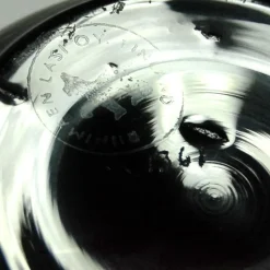 Pamono Finnish Glass Vase by Tamara Aladin for Riihimaki / Riihimaen Lasi Oy, 1960s><noscript><img width=