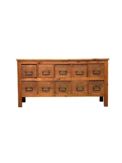 Clearance Pamono Fir Drawer Cabinet, 1900s