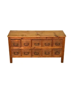 Clearance Pamono Fir Drawer Cabinet, 1900s