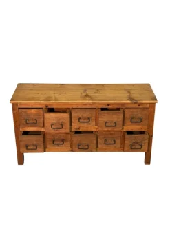 Clearance Pamono Fir Drawer Cabinet, 1900s