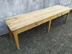 Pamono Fir Workshop Table, 1890s><noscript><img width=