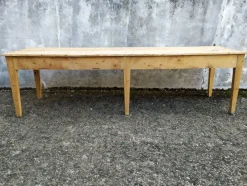 Pamono Fir Workshop Table, 1890s><noscript><img width=