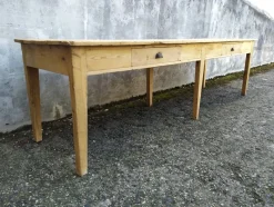 Pamono Fir Workshop Table, 1890s><noscript><img width=