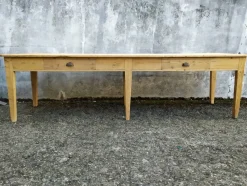 Pamono Fir Workshop Table, 1890s><noscript><img width=