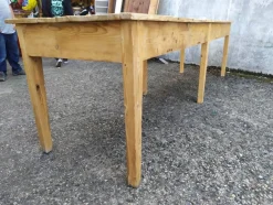 Pamono Fir Workshop Table, 1890s><noscript><img width=
