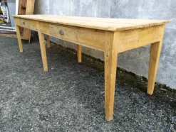 Pamono Fir Workshop Table, 1890s><noscript><img width=