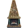 Pamono Fireplace Faux Marble With Bar Cabinet, 1950s> Fireplaces And Mantels