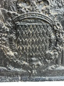Clearance Pamono Fireplace Plate with the Grimaldi Family Coat of Arms, 17th Century