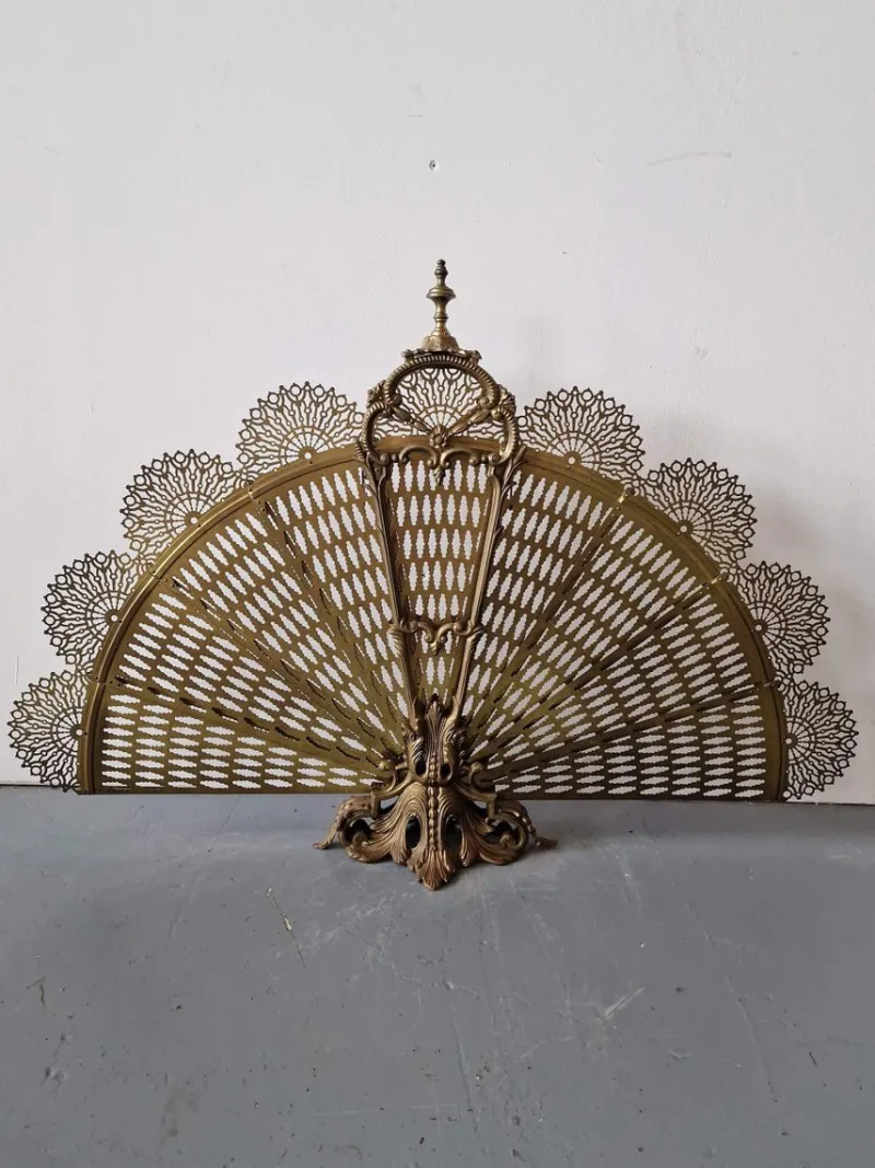 Sale Pamono Fireplace Screen in Brass