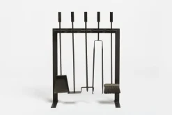 Pamono Fireplace Tools by Jürg Bally, 1960s, Set of 5> Fireplaces And Mantels