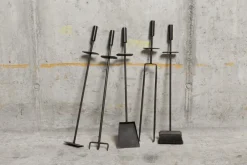 Pamono Fireplace Tools by Jürg Bally, 1960s, Set of 5><noscript><img width=