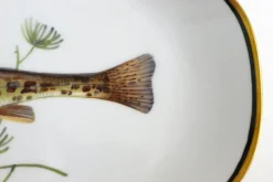 New Pamono Fish Illustrated Service Dish in Porcelain from Arzberg, 1960s