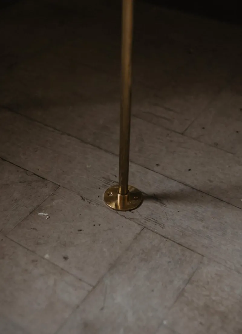 Pamono Fixings of Brass Shutters by Mylene Niedzialkowski, Set of 6> Decorative Objects
