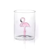 Hot Pamono Flamingo Glasses from Casarialto, Set of 4