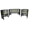 Clearance Pamono Fledermaus Seating Group attributed to Josef Hoffmann for Wittmann Wien, 1950s, Set of 3