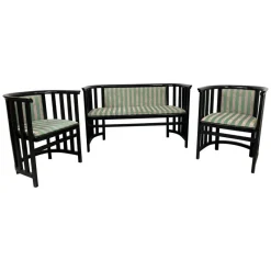 Clearance Pamono Fledermaus Seating Group attributed to Josef Hoffmann for Wittmann Wien, 1950s, Set of 3
