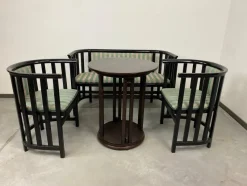 Clearance Pamono Fledermaus Seating Group attributed to Josef Hoffmann for Wittmann Wien, 1950s, Set of 3