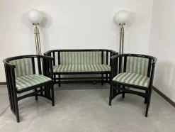 Clearance Pamono Fledermaus Seating Group attributed to Josef Hoffmann for Wittmann Wien, 1950s, Set of 3