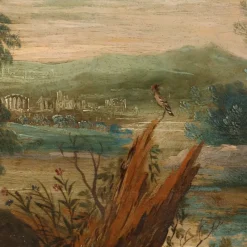 Clearance Pamono Flemish School Artist, Healing Scene, 1600s, Oil on Copper, Framed